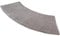 Colcolo Curved Shower Mat Bathroom Anti Slip Mat, Non Slip Foot Rug, Bathtub Mat, Curved Bath Mat for Laundry Room Living Room - Gray