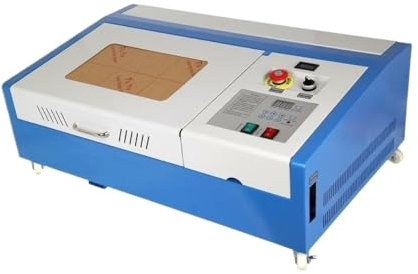 40W CO2 USB gravure découpeuse K40 graveur Cutter CNC avec affichage numérique for contreplaqué acrylique Facile à utiliser pour les débutants et les pros