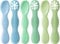 Bebe Naissance-Cuillere Bebe Apprentissage Garçon A/fille B-6 Pre Cuillères En Silicone (Étape 1 + Étape 2) Couverts Bebe Accessoire Bebe (6 PACK-A)
