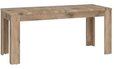 möbelando Kulissentisch >Grano< ausziehbar in Viking Eiche Dekor - 160(200) x75,5x90 (BxHxT)