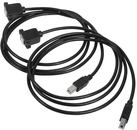 MERRYHAPY 2stücke Drucker Verlängerungskabel Mit Schraubloch Kabel Für Rotationsdrucker Sichere Verbindung Vielseitig Einsetzbar Für Büro Und Zuhause