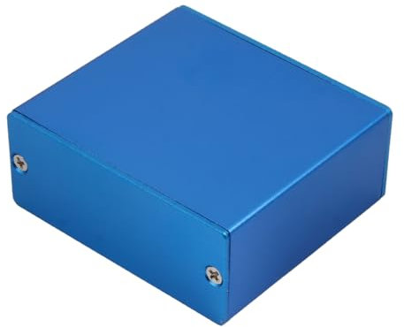 Qsvbeeqj Extruded Project Enclosure Metal Electric Box Aluminum Power Amplifier Chassis 1.97x2.28x0.94in(LxWxH)
