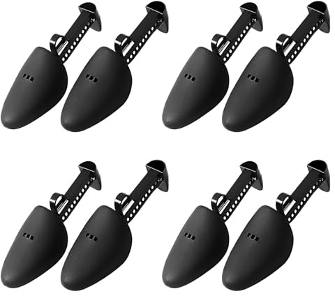HTRTRR 4 Paar Verstellbare Schuhspanner Damen – 23,5–31 cm – Für Schuhgrößen 34–39 – Schuhformer Gegen Falten & Knicke – Ideal für Pumps, Sneaker, Stiefeletten