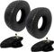 Vixzoid Lot de 2 pneus de tondeuse à gazon avec chambre à air 13 x 5.00-6 4PR pour tracteurs de pelouse, tondeuses autoportées