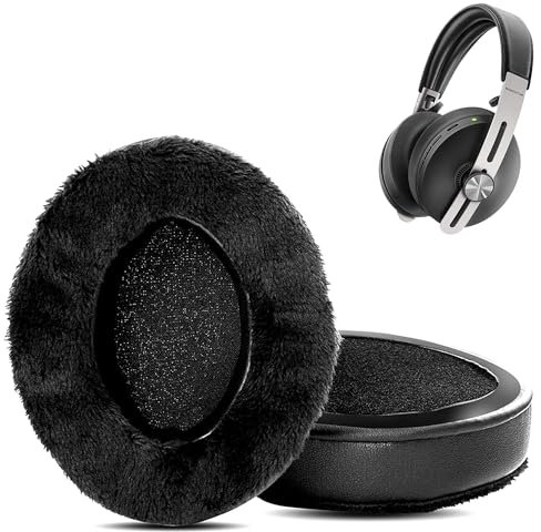 Momentum 3 Ohrpolster, HAIZEEN Ohrpolster kompatibel mit Sennheiser Momentum 3 Wireless Noise Cancelling Kopfhörer Ohrpolster Ersatzkissen (Weicher Stoff/Hochwertiger Schaum)