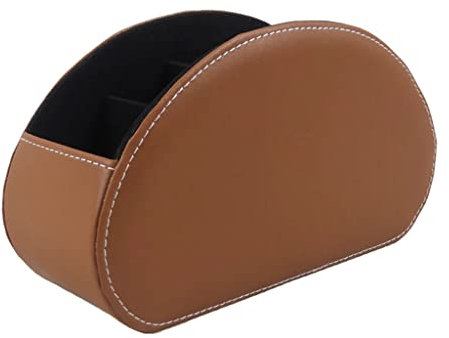 WZYYCV Organizer Desk stifte Leder-fernbedienungshalter Mit 5 Fächern Rechteckiger Aufbewahrungs-büro-Controller, Für Stiftaufbewahrungs-Fernbedienung Organizer Desk stifte