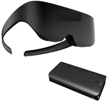 VEKELETE Gafas de Realidad Virtual con Pantalla Gigante 4K y vídeo HD for Dispositivos móviles, Gafas Inteligentes for Juegos de Realidad Virtual