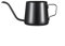 Hervidor de cuello de cisne de acero inoxidable, hervidor de cuello de cisne para verter sobre café y té, goteo a mano sobre boquilla de café para todas las estufas (negro, 250 ml)