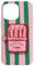 Pink Sardine Maximalist Vintage Food Stripes Aesthetic Cute Case for iPhone 14 Pro Max