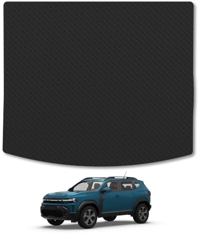 Dacia Duster (2024+) 5mm Rubber Boot Mat | Heavy Duty Rubber Tailored Fit Boot Liner Full Coverage Durable Waterproof Accessories Easy Clean Anti Slip Made in the UK