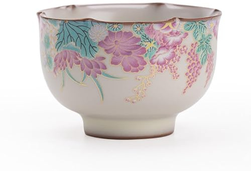 AERTSDFGT Small Tea Cups Ru Kiln Lard Jelly Tea Cup Plum Blossom Small Host Exquisite Ceramic Set Kungfu Teacup