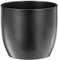 Soendgen Keramik Blumenübertopf, Basel Fashion, schwarz, 14 x 14 x 13 cm, 0069/0014/1943