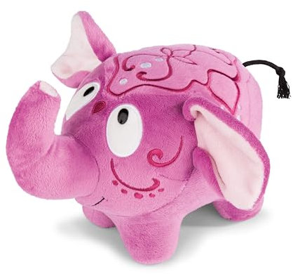 Nici 41319 Jolly Mäh Yoga Kuscheltier Elefant Curcuma, 25 cm