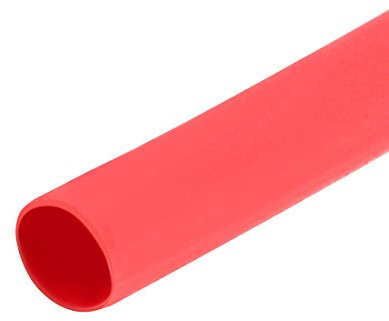 sourcing map Heat Shrink Tubing, 2mm Dia 2:1 Heat Shrink Wrap Cable Sleeve Heatshrink Tube 10m Length Red