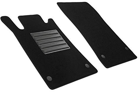 MDM SP-2124 Fußmatten Velours Autoteppich passend für Mercedes SLK (R171) 05.2004>02.2011, black