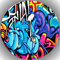 Premium Esspapier Tortenaufleger Graffiti T25