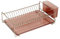 Sauvic Égouttoir en Acier Inoxydable Finition Couleur cuivre, Plat 38,5 x 25 x 12 cm