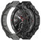 Tencloud Hüllen Kompatibel mit Amazfit T-Rex Schutzhülle TPU Protector Cover Bumper Shell für Amazfit T-Rex Smart Watch (Schwarz)
