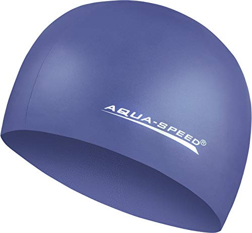 Aqua Speed Super-Stretch Badekappe | Schwimmkappe | Bademütze | Badehaube | Schwimmer | Sport | Schwimmen | Triathlon | Silikon | Mega