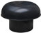 FIRST PLAST CDV100A Chapeau de Ventilation Tête Ésalatrice, Noir, diamètre 100 mm