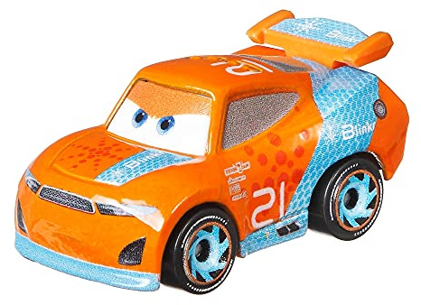 Disney Pixar Cars, Mini-Fahrzeuge Next Gen #21 Blinkr, Spielzeugfahrzeug für Kinder ab 3 Jahren