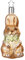 Osterschmuck, Osterstrauchschmuck, Inge-Glas, handbemalt, mundgeblasen, Emma Hase, 10.5 cm