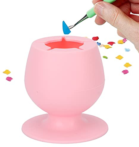 Desktop-Mülleimer, Aufbewahrungsbecher, Weicher Silikon-Sauger, Papiermülleimer für Kunsthandwerksabfälle