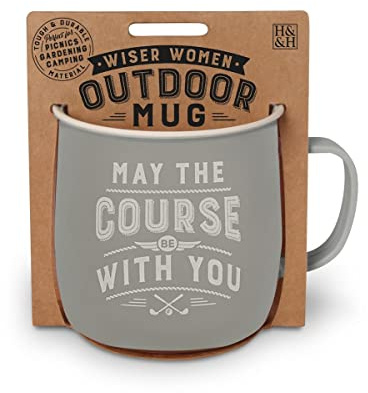 History & Heraldry Personalised Outdoor Mug (Golfing)