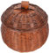 Cabilock Vintage Kürbiskorb Rattan-blumenkorb Aufbewahrungskörbe Aus Dekorative Körbe Organisieren Weidenkorb Mit Deckel -organizer-behälter Vorspeisenkörbe Rattan-box Klein Hölzern