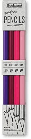 IF Bookaroo Graphite Pencils - Pinks