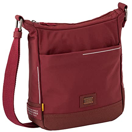 camel active City Herren Umhängetasche Crossbody Bag Mittelgroß Rot