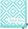 Splash About Strandtuch mit geometrischem Muster Handtuch, Blau-Aruba Blue, Einheitsgröße