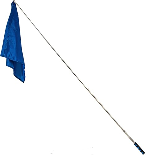 Mustang Teleskop Trainingsflagge blau