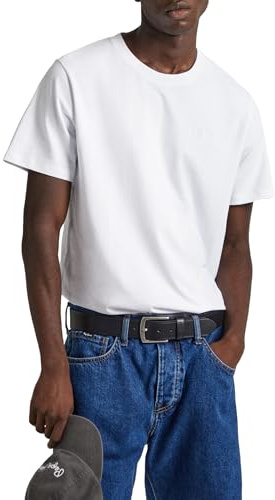 Pepe Jeans Herren Connor T-Shirt, Weiß (Weiß), M