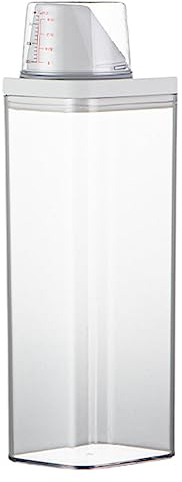 Facynde Waschmittel Dosierhilfe Dosierhilfe Waschpulver Waschmittelbox Mehrzweck-Waschpulverspender, Waschpulver-Behälter, Aufbewahrungseimer, Waschmittelbox