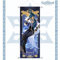 Rainteam Genshin Impact Poster Spiel Hängende Wandkunst Künstlerische Leinwand Genshin Charakterposter mit Stangen für Wohnzimmer Schlafzimmer Dekor (70 x 25 cm) (Kaeya)
