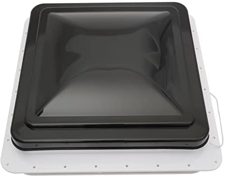 Trappe de toit pour caravane ou camping-car 42 x 42 cm avec brise-vue pour caravane/camion/van avec ouverture de 14 x 14 pouces