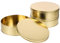 Kichvoe Keksdose Mit Deckel Weißblech-Bonbonschachtel 6 5 Zoll Rund Goldene Weihnachtsgeschenkdose Feiertag Neujahr Leckerbissen Metallbehälter Für Snacks Desserts 3 Stück
