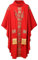 BPURB Katholische Priester Chasuble Messgewand Kirche Zelebrant Vater Messe Gewand Robe mit Stola