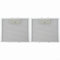EpheyFIF Abluftfilter aus Metallgeflecht, 270 x 250 mm, Edelstahl-Filter für Dunstabzugshaube, Küche, Abluftventilator, 2 Stück