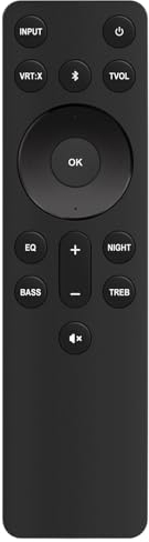 ND2020 ND2020-J Replacement Soundbar Remote Commander Compatible for Vizio V Series 2.0 5.1 Sound Bar V20-J8 V21d-J8 V20x-J8 SB2021n-J6 SB2020n-J6 V51X-J6 V21x-J8 V21-H8 V51-H6 M21d-H8 V214x-K6