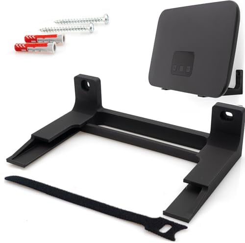 Wandhalterung für Telekom Speedport Smart 4 Plus Router WLAN Halterung Halter Wandhalter mit Kabelmanagment inkl. Befestigungsmaterial