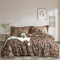 Freyamy Boho Bettwäsche Set 135x200cm 2Teilig Indishes Design Mandala Bohemian Style Bettbezug 100% Mikrofaser Braun Bunt Türkis Wendebettwäsche mit Kissenbezug 80x80cm Reißverschluss