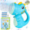 FORMIZON Automatische Seifenblasenpistole, Dinosaurier Seifenblasenmaschine mit Musik und Licht, Bubble Gun mit 10 Beutel Seifenblasenlösung, Seifenblasen Pistole für Kinder/Geburtstag(Dinosaurier)