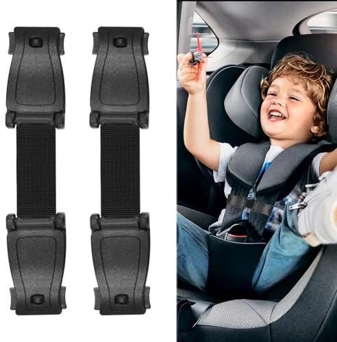 Car Seat Safety Clip,2PCS Anti Escape Car Seat Strap,Car Seat Straps Anti Escape,Car Seat Clips Child Anti Escape Harness Chest Clip for Baby and Kids,Prevent Children Taking Their Arms Out of The Car