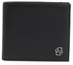 BOSS Herren B ICON Kartenetui aus Leder mit Double-B-Monogramm Schwarz001 Stck