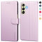 SineOrdo Cover compatible con Samsung Galaxy A25 5G Custodia, Custodia Samsung Galaxy A25 5G Libro Cover Flip Folio Case PU Pelle Stand - Oro rosa