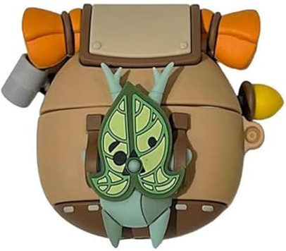 GULVQYF Silikon-Schutzhülle, kompatibel mit AirPods der 4. Generation, für Jungen und Mädchen, niedliches Korok, Anime, Yahaha, neue Kopfhörerabdeckung für Airpods 4 (2024), mehrfarbig
