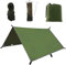 3mX3m Hammock Rain Fly Tent Tarp Waterproof Windproof Snowproof Camping Tarp Portable Anti-UV Sun Shelter Basha Sunshade Tarpaulin Mat for Snow Beach Camping Outdoor Travel