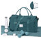 WEPLAN Sac de Sport Femme Homme Sac de Gym Léger Sac de Voyage avec Compartiment de Chaussures et Poche Humide Sacs de Sport Fitness Gym Duffle Bag Sac de Week-End Sac Polochon Piscine,Bleu Paon